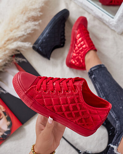 Royalfashion női steppelt tornacipő rejtett horgonnyal Avvas