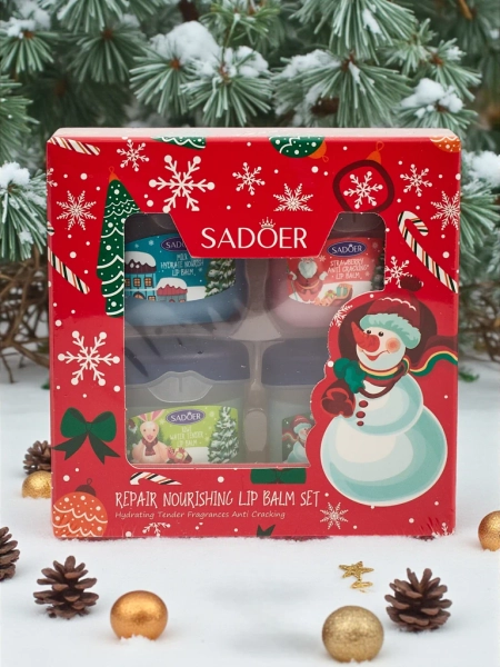 Ünnepi Hidratáló Ajakbalzsam Szett x4