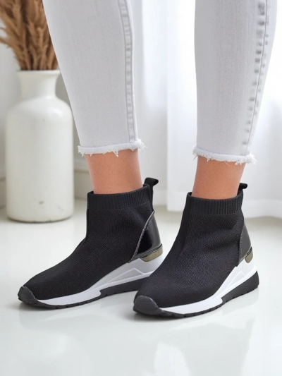 Royalfashion Női slip-on wedge sneaker strasszokkal Viseq
