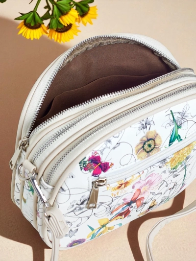 Royalfashion Kisméretű női kézitáska ökobőrből Floriana