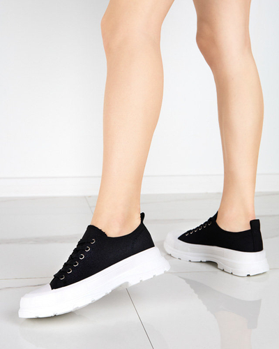 OUTLET Fekete női sportcipő Duami- Footwear