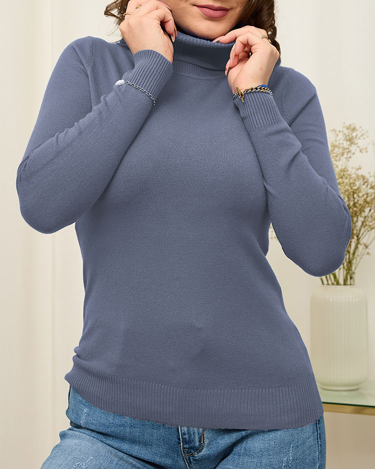 Royalfashion Classic fekete női garbó garbó