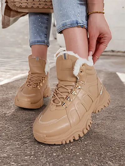 Royalfashion Női Sneakers Szőrös Bélés Megigna