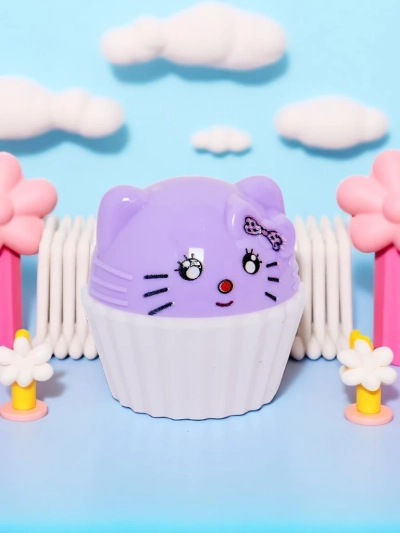 Gyermek ajakbalzsam cuki cicával egy cupcake-ben – hidratál és regenerál