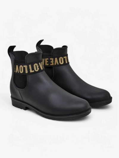 Royalfashion Női matt esőcsizma Love Love felirattal