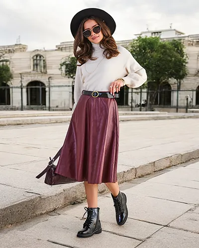 Royalfashion Női midi szoknya