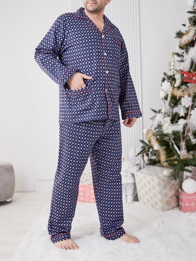 Royalfashion Férfi pizsama mintás