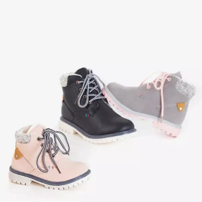 OUTLET Rózsaszín lányok meleg Tiptop csizmája - Cipő