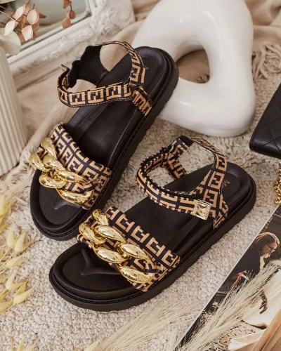 Royalfashion Női Orette láncos szandál
