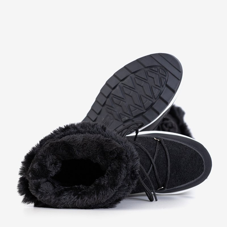 Columbita fekete női szigetelt hócsizma - lábbeli