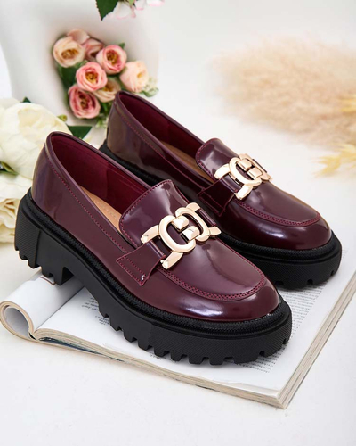 Royalfashion Női lakkozott mokaszin Bevevra