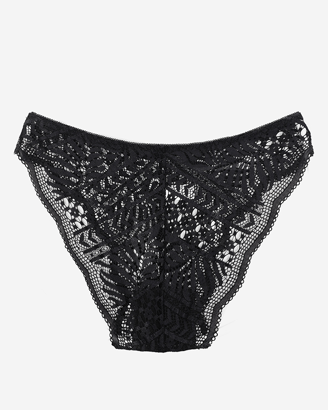 Fekete csipkebugyi nőknek, rövidnadrágok - Fehérnemű