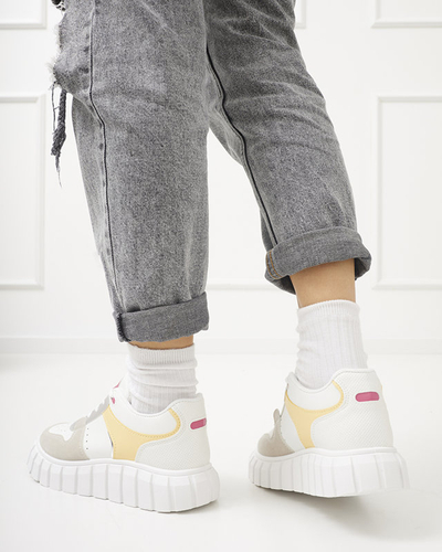 Nortelo bézs és fehér női sportcipő - Lábbeli