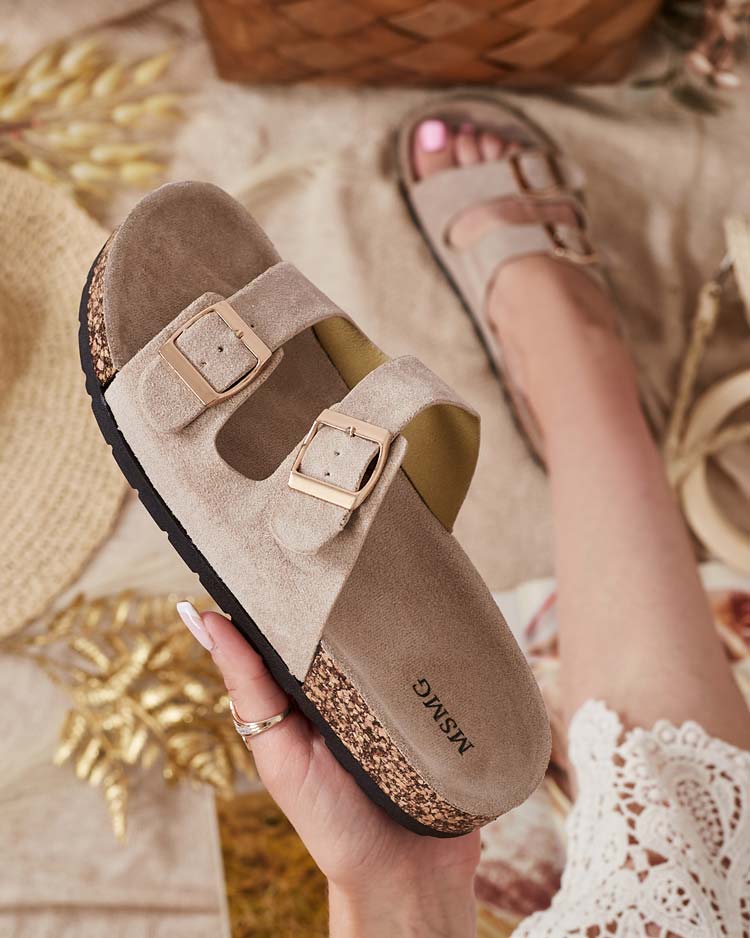 Royalfashion Női flip-flopok csattal Foumy