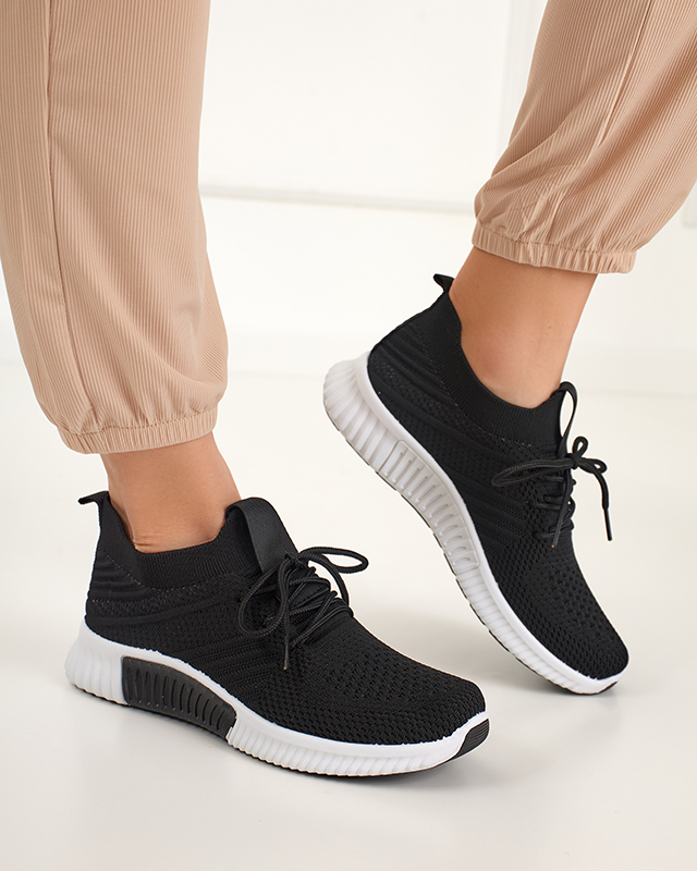 Fekete-fehér Merisal női sportcipő - Lábbeli