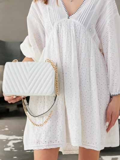 Royalfashion steppelt kis női táska öko bőrből