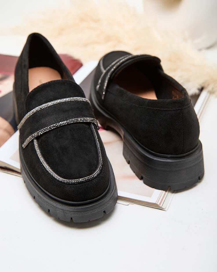 Royalfashion Női mokaszinok cirkóval Eroime