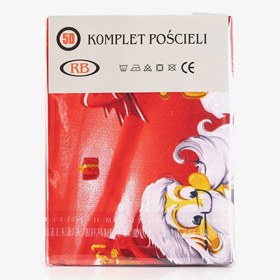 Karácsonyi ágynemű Mikulásokkal 160x200 - Ágynemű