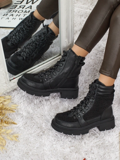 Női Ardella worker bakancsok szőrmével