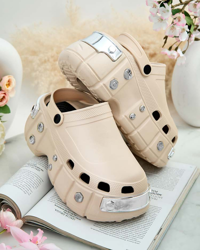 Royalfashion Női gumi flip-flop díszekkel Kiroo