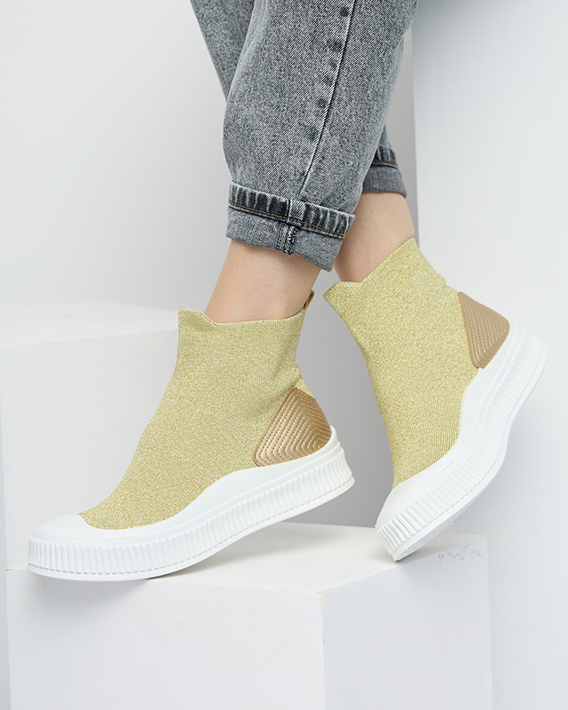 Bejoko aranyszínű női sportcipő - lábbeli