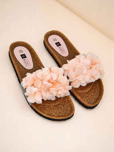 Royalfashion női papucs virágokkal Flora Soft