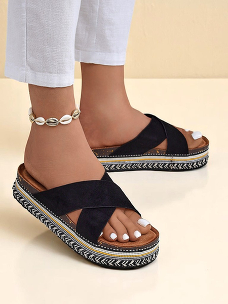 Royalfashion Női lapos talpú papucs Solea Deco