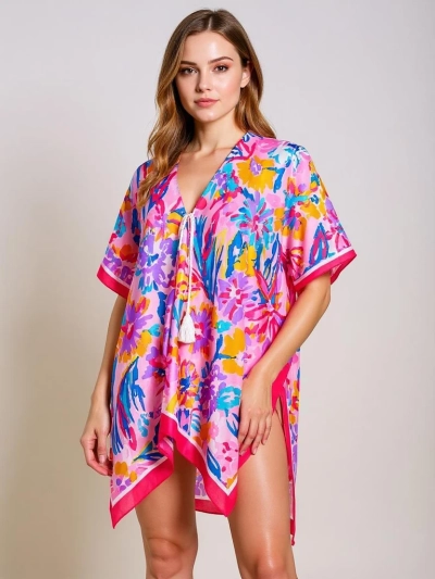 Pareo Selene Colore – többszínű Royalfashion tunika V-nyakkal