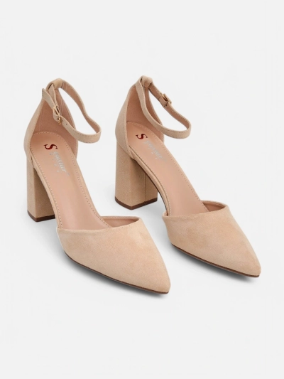 Royalfashion Női eco-suede magassarkú Caldeno