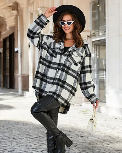 Royalfashion női pamut ingkabát