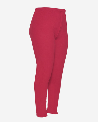 Gesztenyebarna női bambusz leggings PLUSZ MÉRET - Ruházat