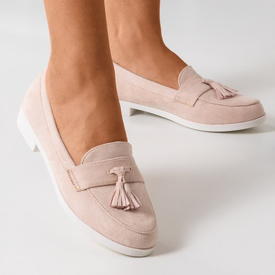 Atrugiel porított női mokaszin bojtokkal - Lábbeli