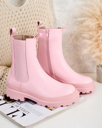 Royalfashion Eko bőr női csizma Ereste