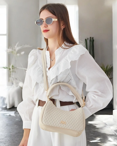 Royalfashion Elegáns steppelt kis női táska öko-bőrből