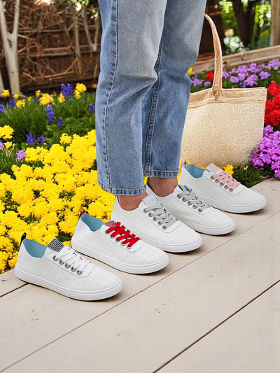 Royalfashion női környezetbarát műbőr tornacipő PureWalk