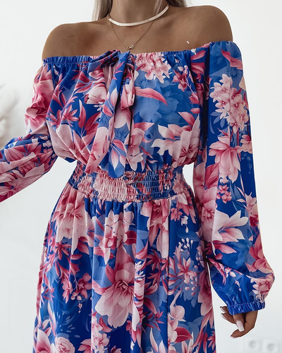 Royalfashion Női midi ruha eredeti mintával