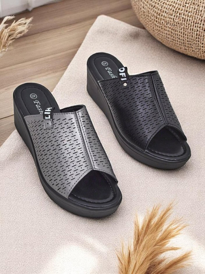 Royalfashion Női ékpántos Luna Wedge papucs