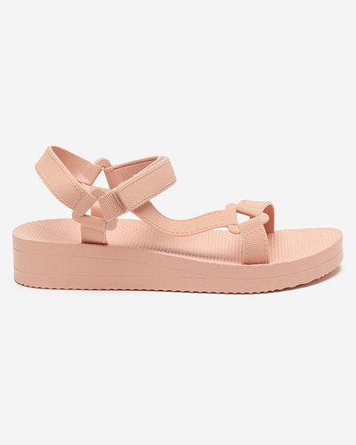 OUTLET Rózsaszín női lapos szandál Ostoy-Shoes