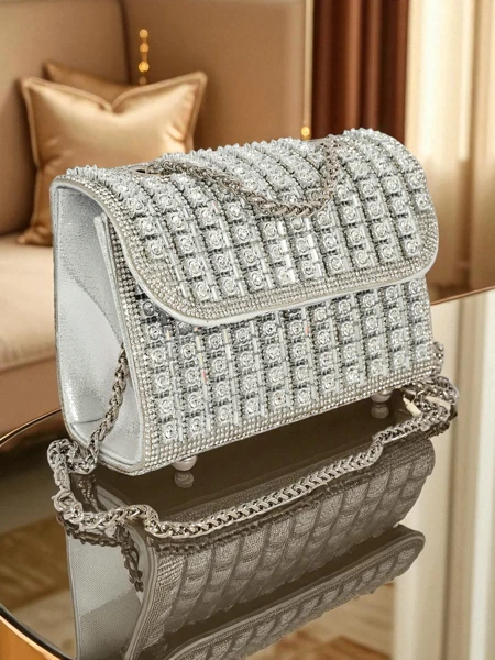 Royalfashion Női borítéktáska cirkóniákkal Elira Dusk