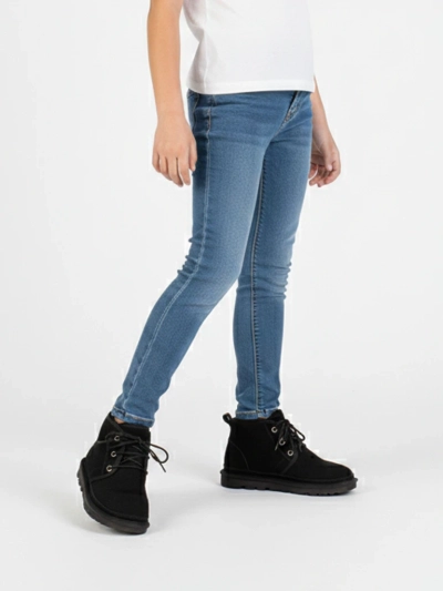 Luna fekete velúr kényelmes gyermek bokacsizma télre