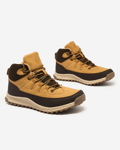 Royalfashion Férfi teveszínű túrabakancs Jekouia