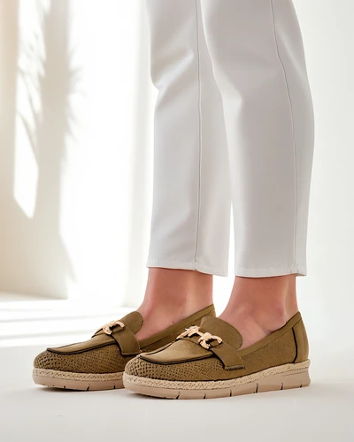 Royalfashion Női lapos cipők dekoratív akcentussal az orrán