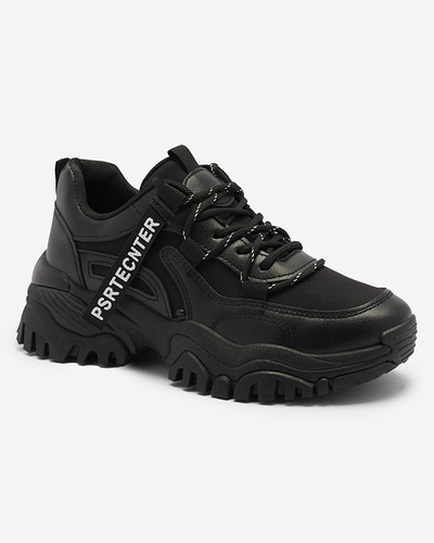 Fekete női tornacipő sportcipő Evilpo- Footwear