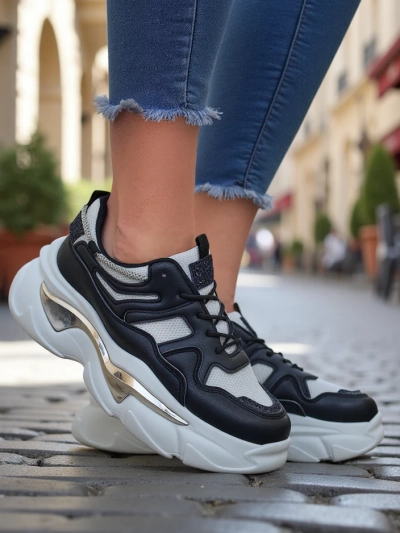 Royalfashion Női sneakers vastag talpon Lesalli