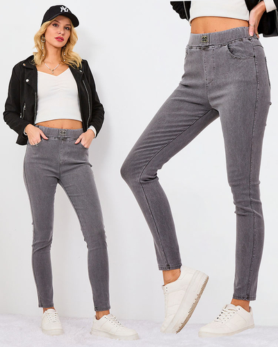 Royalfashion Szürke női teggings