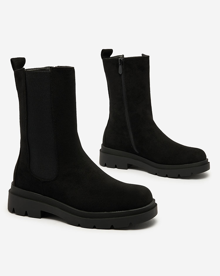 Royalfashion Női csizma fekete színben Opialla