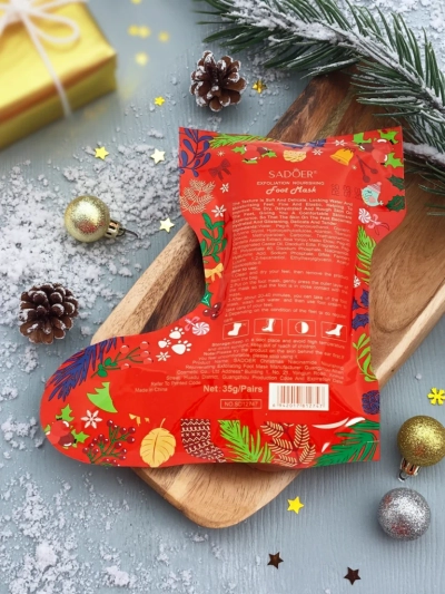 Ünnepi lábmaszk - niacinamid tartalmú zokni - hidratáló