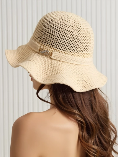 Royalfashion Női kalap hullámos karimával Wave Breeze