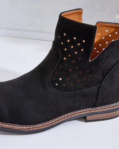 Royalfashion Világosbarna női Rito csizma