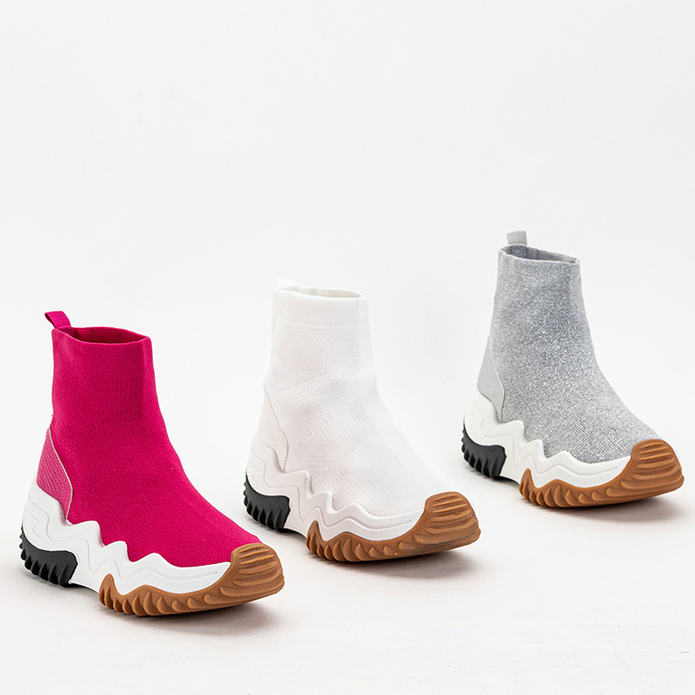 Fehér Női Tenera Platform magas tornacipő - Lábbeli